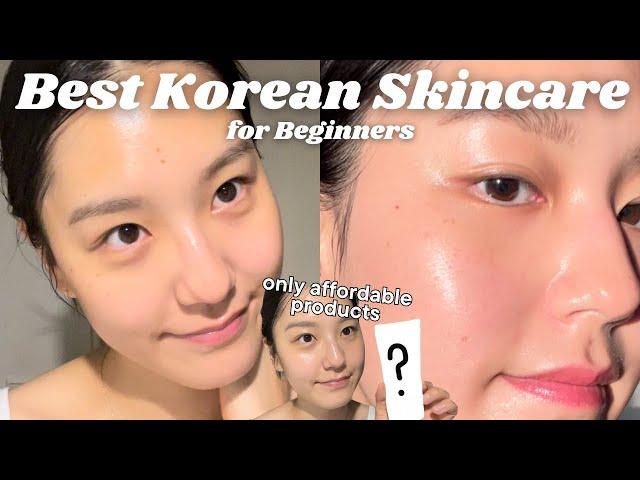 Korean skincare products + simple routine for beginners (each skin type)