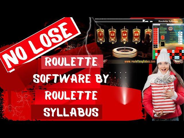How to win at roulette Winning roulette software | Roulette Syllabus | How to win roulette
