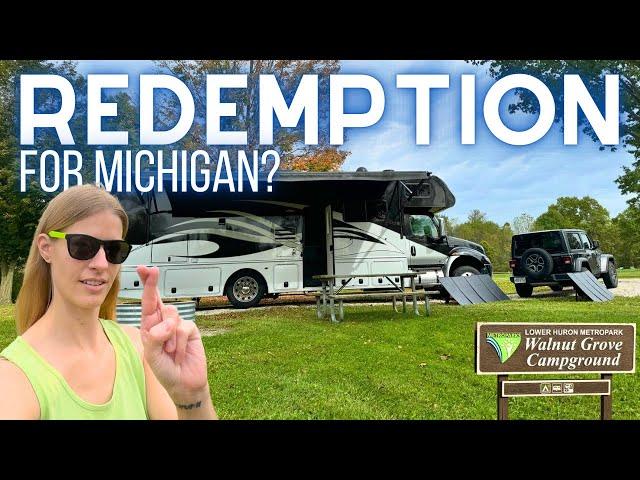 Michigan Redemption? (Dry Camping: Walnut Grove Campground)