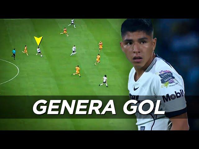 ASISTENCIA DE SANTIAGO ORMEÑO | GRAN JUGADA DE PIERO QUISPE PARA GENERAR GOL CON LOS PUMAS