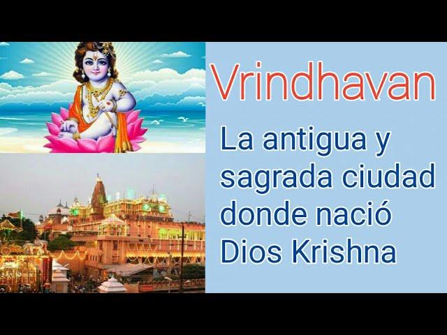 Visité el templo de Vrindavan.Dios Krishna. India,Español