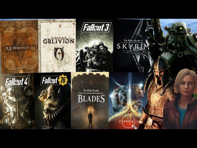 Ranking EVERY Bethesda RPG WORST TO BEST (Top 8 Games Including Starfield)