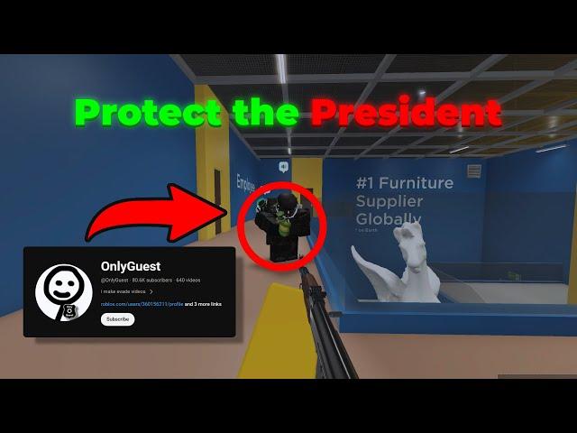 I tried OnlyGuest's PROTECT THE PRESIDENT challenge... (ft. @OnlyGuest)