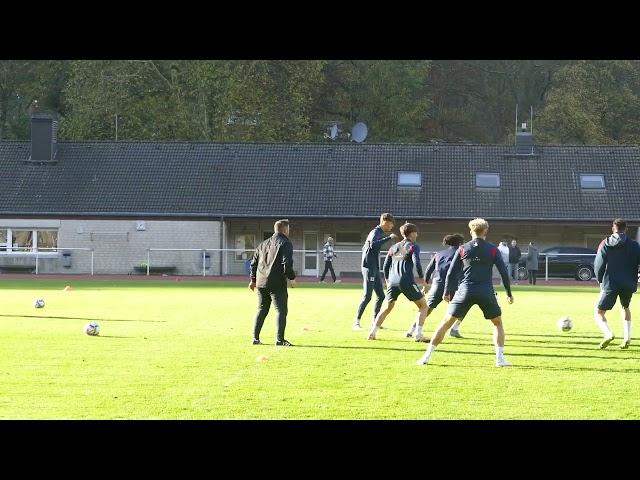 Wuppertaler SV Training mit Sebastian Tyrala