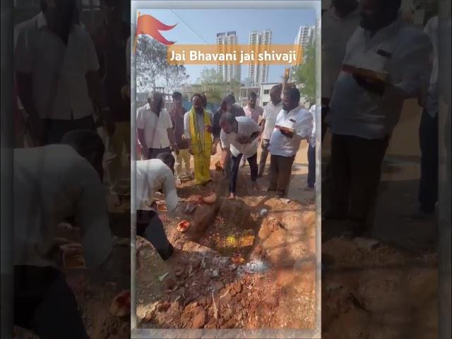 Finely open chatrapati shivaji statue in kokapet jai Bhavani jai shivaji #chatrapati #shivaji #Mahar