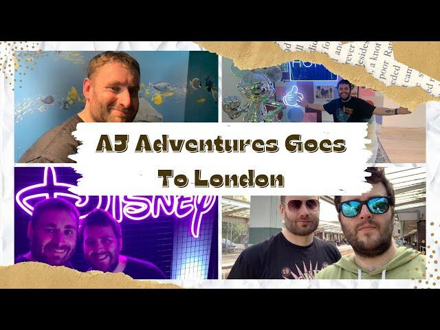 AJ Adventures Goes To London | Thames River Cruise | London Eye | Disney 100 Experience | SEA LIFE