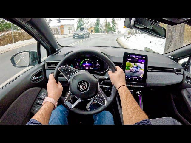 NEW Renault Clio V 2024 [Hybrid 1.6 E-Tech 145HP]|0-100| POV Test Drive #1937 Joe Black