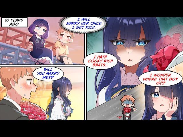 [Manga Dub] I worked hard to become wealthy to marry my crush from 10 years ago but...