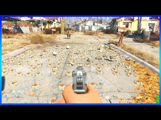 Fallout 4 - 5,000 NUKE EXPLOSION (OUTSIDE) by calloftreyarch