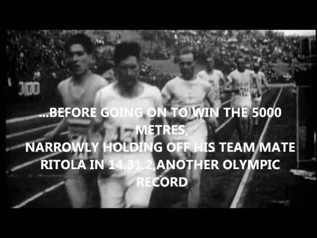 Paavo Nurmi 1924 Olympics,Paris 5 Gold Medals