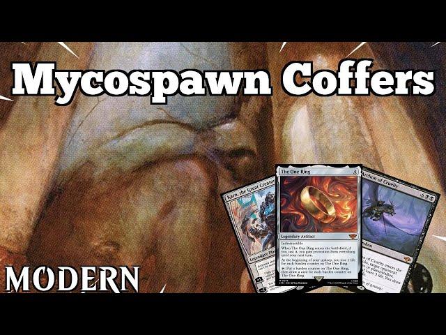 LIGHTNING FAST Golgari Ramp?! | Mycospawn Coffers | Modern | MTGO