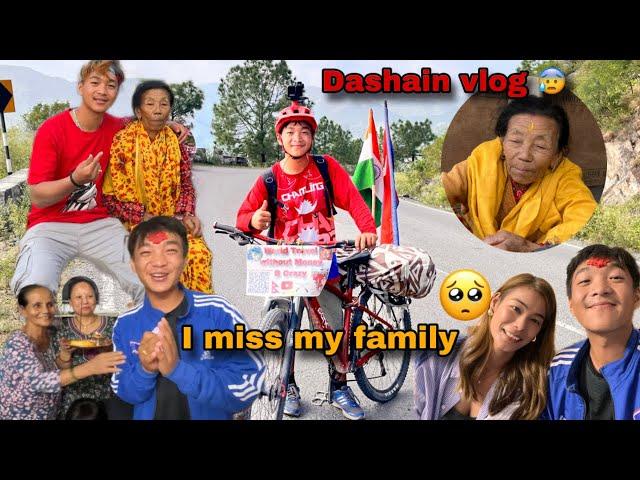 First Time Ghar Sha Dur Dashara Manaya || I miss my family Delhi vlog ||World travel B Crazy Ep77