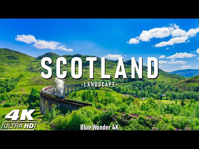 Scotland 4k - Relaxing Music With Beautiful Natural Landscape - Amazing Nature