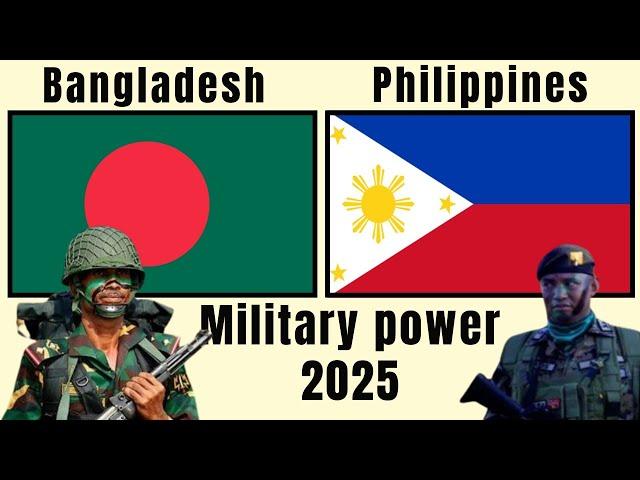 Philippines Vs Bangladesh Military Power Comparison 2025 | Philippines Vs Bangladesh Military 2025