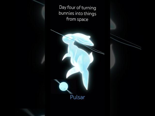 This one is def my favorite #speedpaint #pulsar #star #space #bunny #digitalart #neutronstar #art