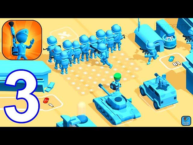 Plastic Army Battle Simulator - Gameplay Walkthrough Part 3 Levels 4 Army Commander (iOS,Android)