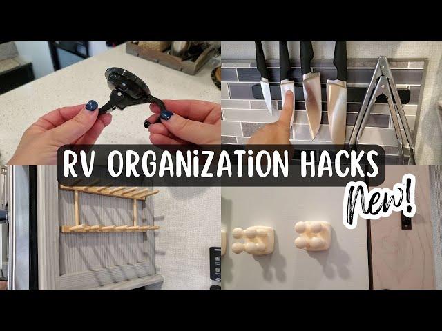 13 New RV Organization Hacks That ARE NOT Command Hooks or Dollar Tree!