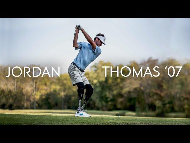 Jordan Thomas '07 - From Tragedy to Triumph "Double Amputee"