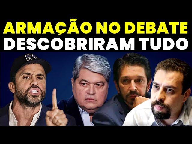 PABLO MARÇAL EXPÕE ARMAÇÃO NO DEBATE COM BOULOS, DATENA, TABATA E RICARDO NUNES - PREFEITO SP