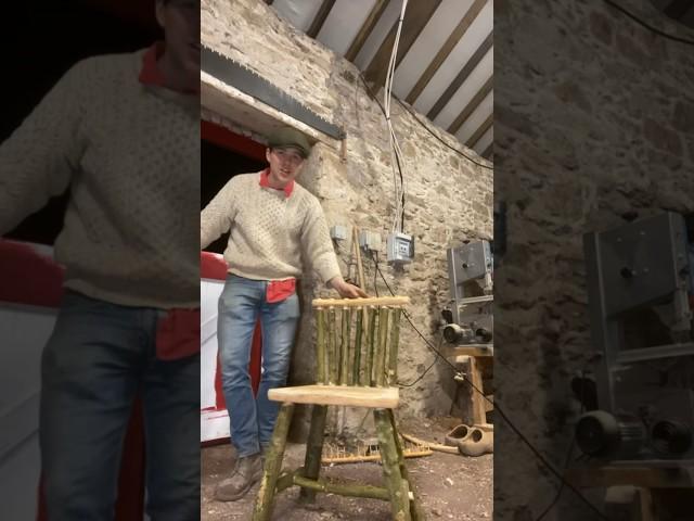 Making a stick chair from green wood #ireland #woodwork #handtools #chairmaking #handtools