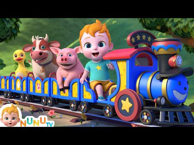 Choo Choo Train Song | Nursery Rhymes & Kids songs | NuNu Tv