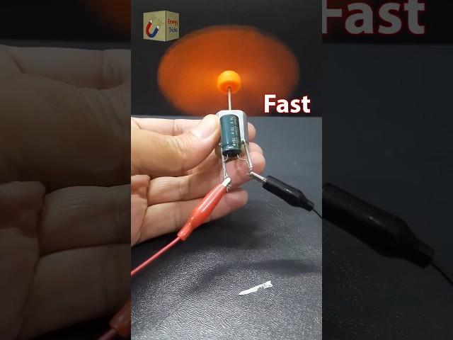 Learn to Speed up a DC Motor | Energy Tricks #shortsfeed #shorts #electronics