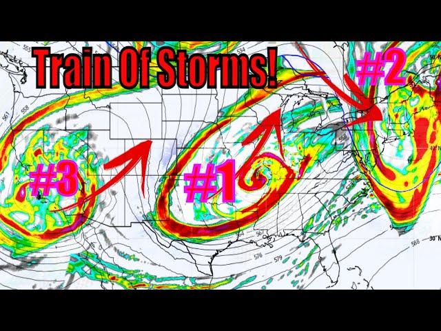 A Train Of Storms Coming! - The WeatherMan Plus