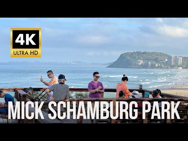 Mick Schamburg Park Lookout || Burleigh Beach to Miami Oceanway Walk • 4K HDR