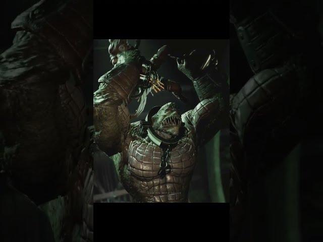 Did Croc Just Eat Scarecrow? | Batman Arkham Asylum #shorts