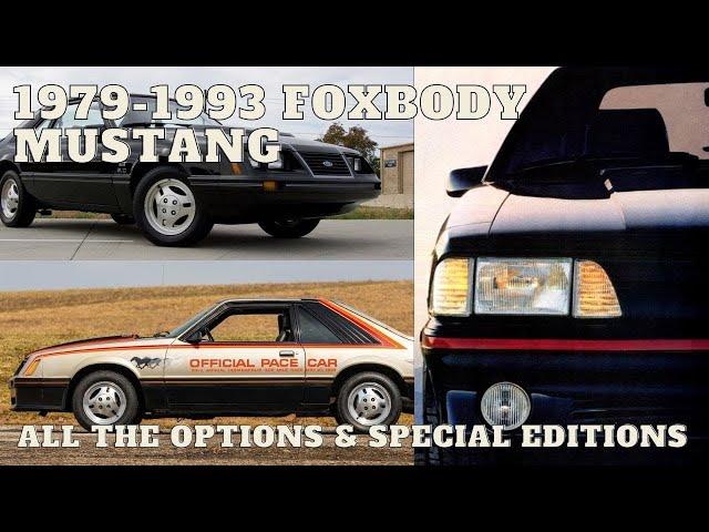 Ford Fox Body Mustang - The History, All the Models & Features