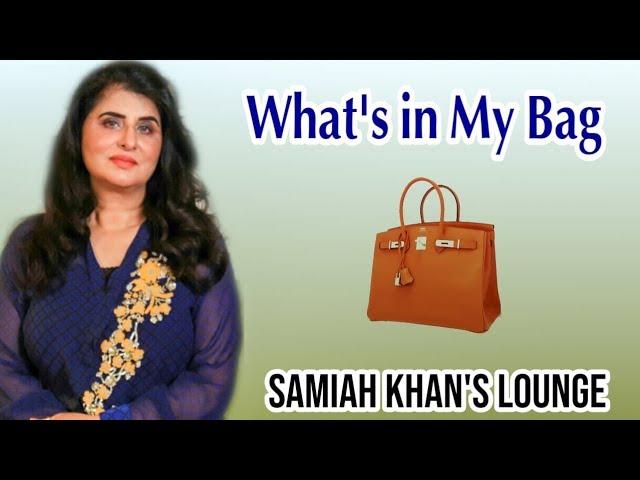 Whats in My Bag | Horoscope | Samiah Khan's Lounge