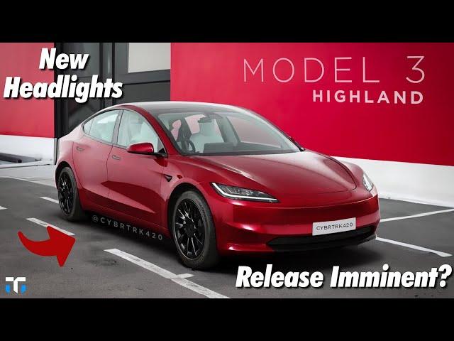 Tesla Model 3 Project Highland: New Headlights, Release Imminent?