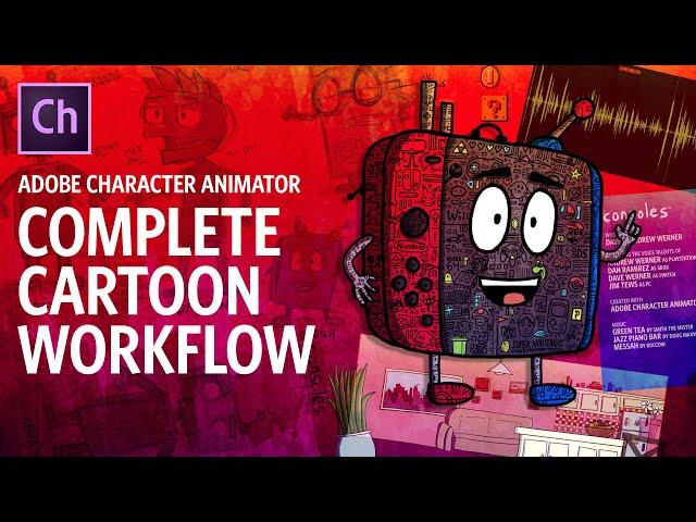 Complete Cartoon Workflow (Adobe Character Animator Tutorial)