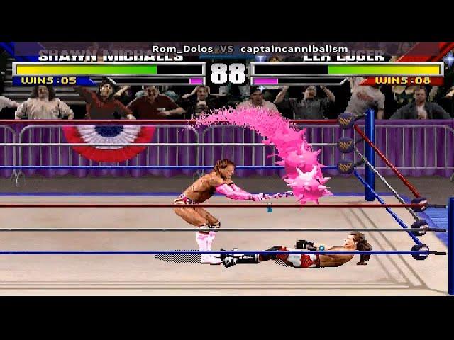 Fightcade  WWF: Wrestlemania  Rom_Dolos  Vs Captaincannibalism 