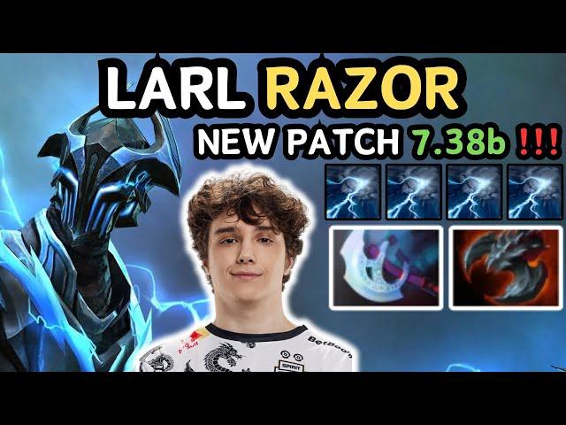  NEW PATCH 7.38b - LARL RAZOR Midlane Gameplay  - Dota 2