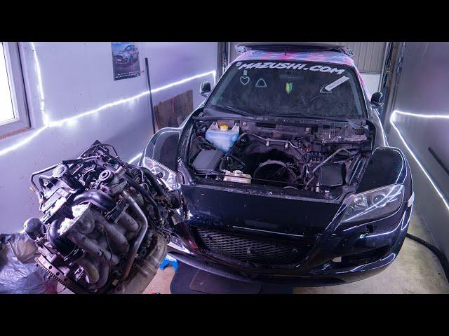 Finishing the engine & Garage cleaning | Mazda RX-8