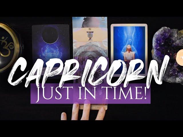 CAPRICORN TAROT READING | "THIS IS YOUR SIGN!" JUST IN TIME