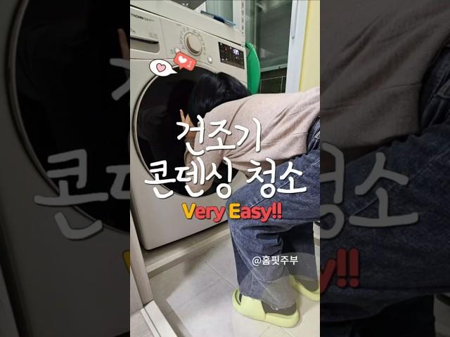건조기 청소 엘지 콘덴서 케어 해줬어요