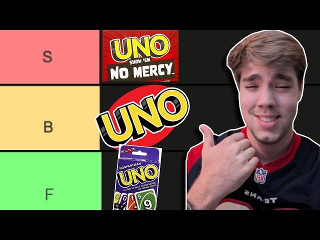 Ranking EVERY Version of Uno I Own!