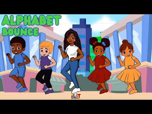 Alphabet Bounce - Fun ABC Music Video for Kids | Learn the Alphabet with We Lit Academy | Kids Songs