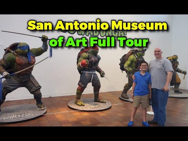 San Antonio Museum of Art Full Tour SAMA Tony Parkers Heroes and Villains San Antonio Museum of Art