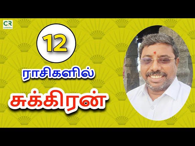 சுக்கிரன் 12 ராசிகளில் என்ன செய்யும்?  DINDIGUL P.CHINNARAJ ASTROLOGER INDIA