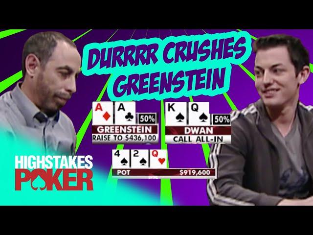 Tom Dwan Cracks Aces for $919,600! | High Stakes Poker