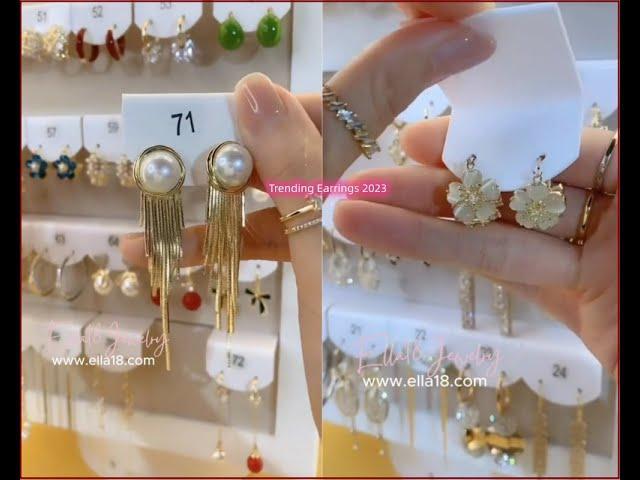 Beautiful  Elegant Earrings #earrings #ella18jewelry #youtubevideo #jewelry #fashion #trend