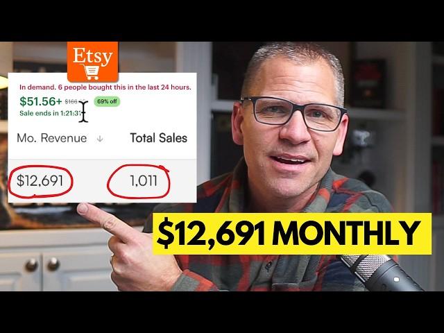 How I Find $12,691/Month Products On Etsy (Just Copy Me)