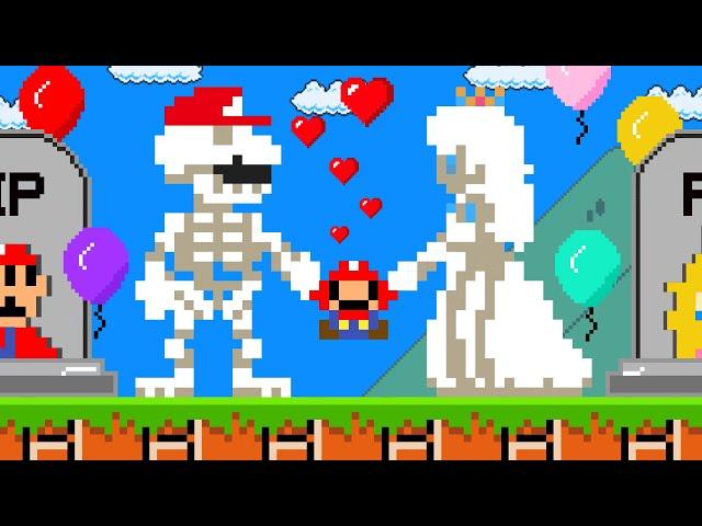 Baby Mario Adopted by Skeleton | Sad Story Mario's Family