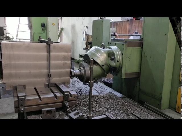 Lathe Machine Head Machining on Mecof CS 8 # VISHAL MACHINE TOOLS # RAJKOT