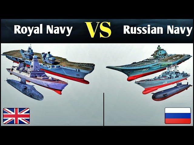 Royal British Navy VS Russian Navy | Naval Assets Power Comparison