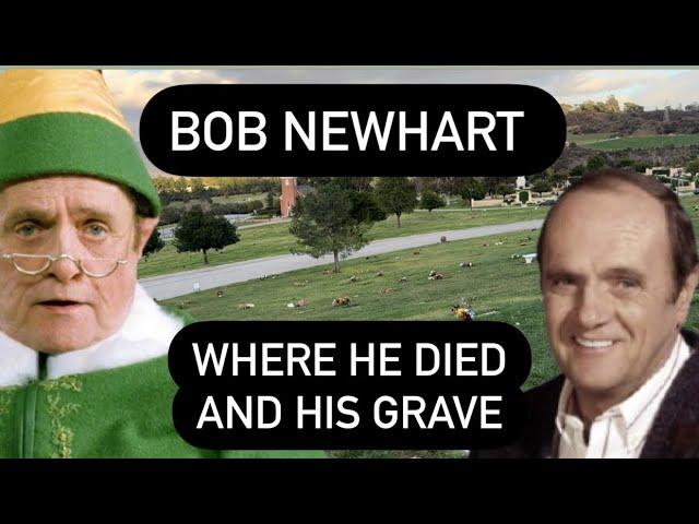 BOB NEWHART COMEDY ICON : Where He Died and His Grave | NEW Headstone for Elf and Newhart Star