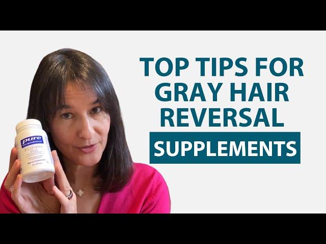 Best Gray Hair Reversal Vitamins and Supplements (Glutathione, B12, Wheatgrass)